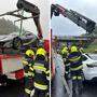 Drei Unfälle auf der A2-Südautobahn am Donnerstag innerhalb kürzester Zeit