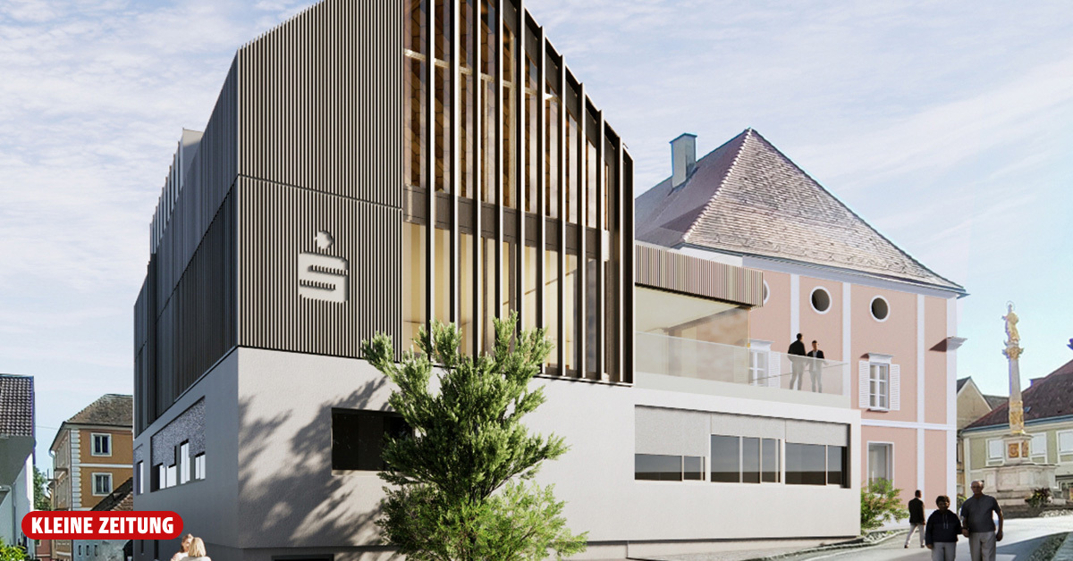 Criticism of the six-million-euro renovation of Sparkasse Pöllau
