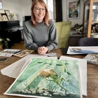 Kordula Brunner hat unter anderem „Es wimmelt in der Oststeiermark“ sowie das Sagen-Buch von Daniel Stögerer illustriert