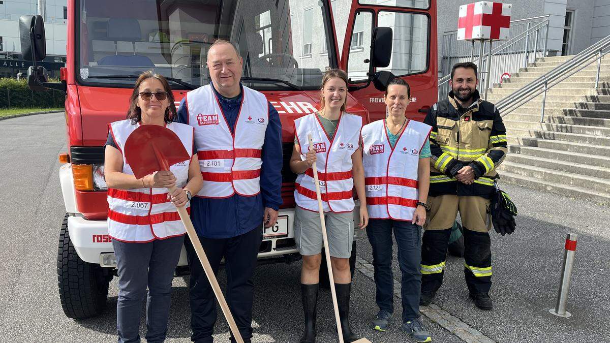 Gekommen, um zu helfen: das „Team Österreich“ im Einsatz