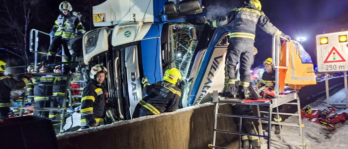 Einsatz auf der Südautobahn