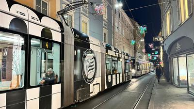 Murgasse: Straßenbahnen standen Schlange 