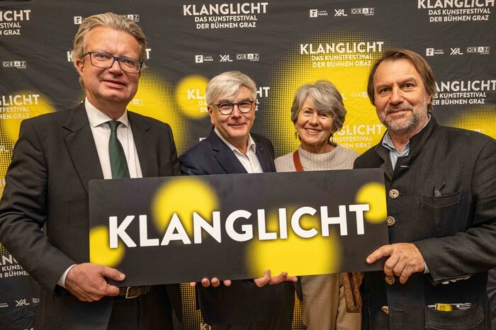 LH Drexler, Reinhard Nöbauer (designierter Vorstand der Voestalpine), Claudia Mayer-Rieckh und Mathis Huber 