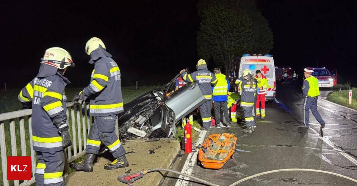 Neumarkt-in-der-Steiermark-Mit-Auto-in-Br-ckengel-nder-gefahren