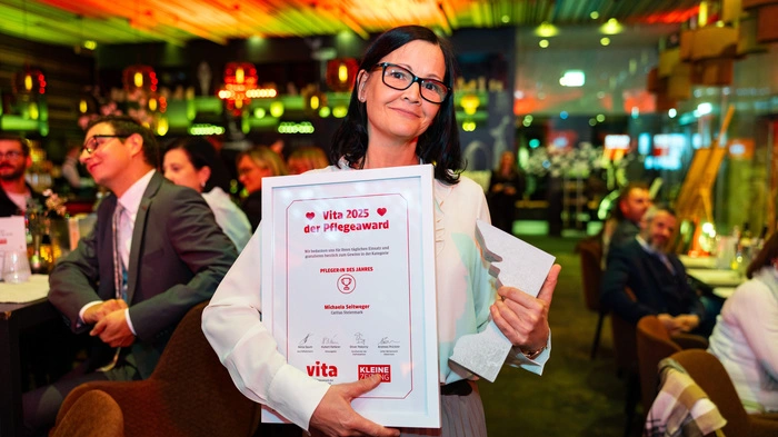 Michaela Seitweger von der Caritas ist Pflegerin des Jahres