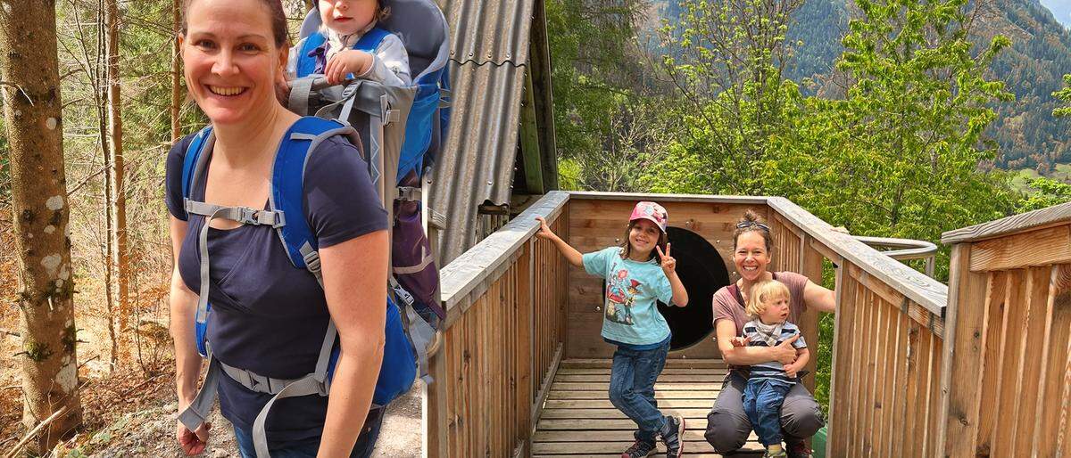 Veronika Stiene und Corina Suntinger lieben es, mit ihren Kindern draußen unterwegs zu sein - sie kennen die besten Routen mit Kinderwagen und Co.