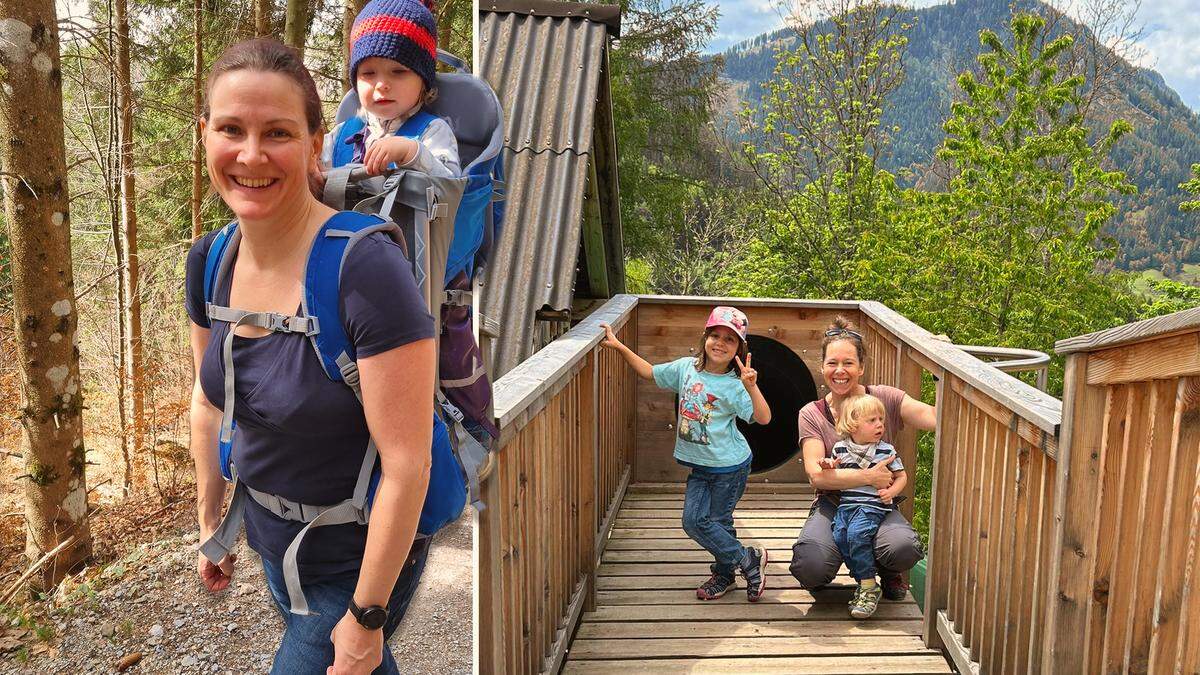 Veronika Stiene und Corina Suntinger lieben es, mit ihren Kindern draußen unterwegs zu sein - sie kennen die besten Routen mit Kinderwagen und Co.