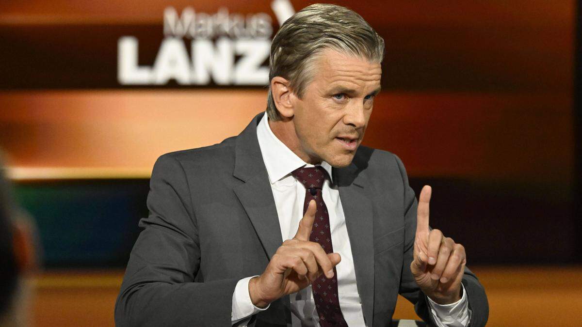 Markus Lanz in seiner Talkshow