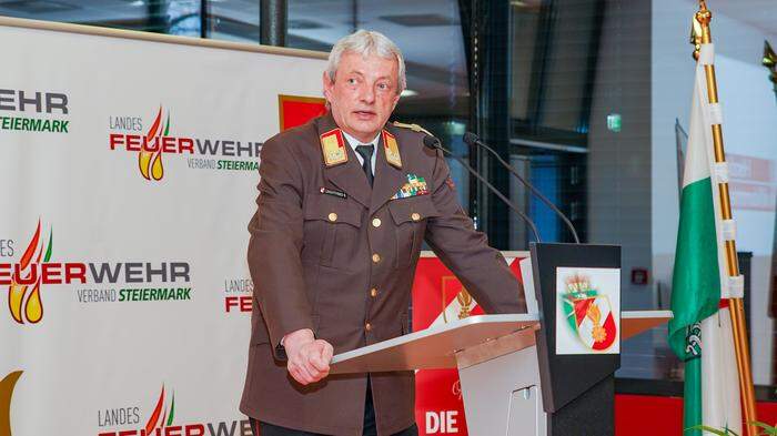 Landesfeuerwehrkommandant Reinhard Leichtfried zog in Lebring Bilanz