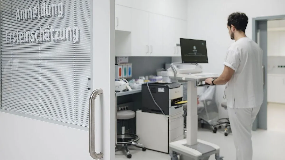 LKH Uniklinik Graz, Blick in die neue Erstaufnahme („ZAM“) 