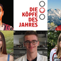 Sie buhlen um den Kopf des Jahres: Jannik El Filali, Anna Schilcher, Sofie Künstner, Christian Hojas und Julia Wess (im Uhrzeigersinn)