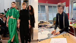 Christa Franz zeigte ihre Mode auf der Pariser Fashion Week, gefertigt wird sie aber in ihrem Atelier in St. Ulrich in Greith