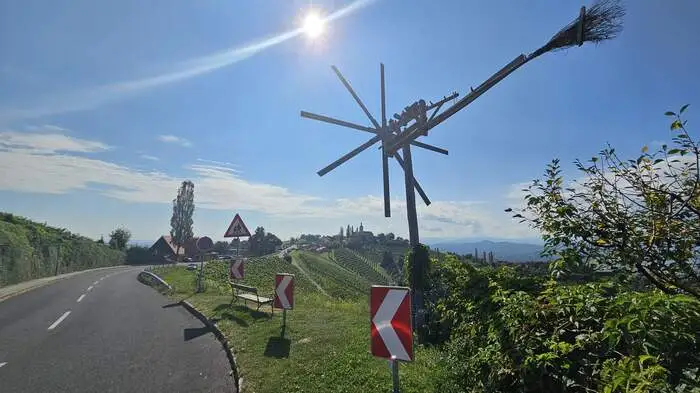 Leserreporter Gernot Ambros fotografierte Kitzeck im Sausal.
