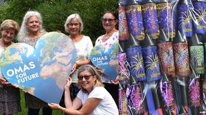 Die „Omas for Future“ setzen sich gegen einen krachenden und hellen Jahreswechsel ein