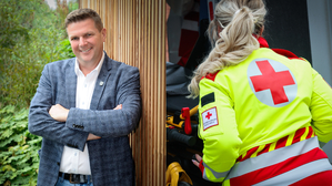 Bürgermeister Stephan Oswald verhandelt nun mit Rotem und Grünem Kreuz