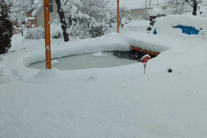 „Eibiswald versinkt im Schnee“, schreibt Dagmar Schlauer