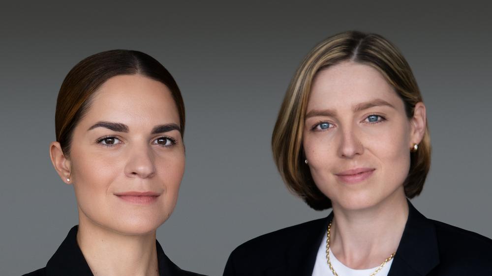 Attrē-Gründerinnen Maria Zelenko und Marina Stütz