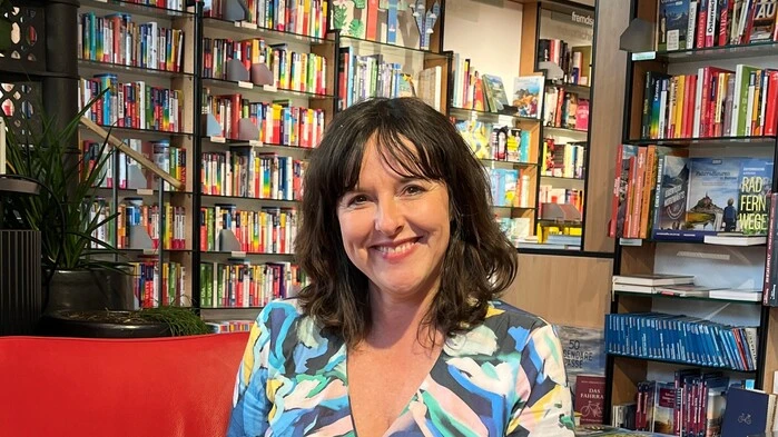 Petra Schaller, Geschäftsführerin der Buchhandlung Plautz in Gleisdorf