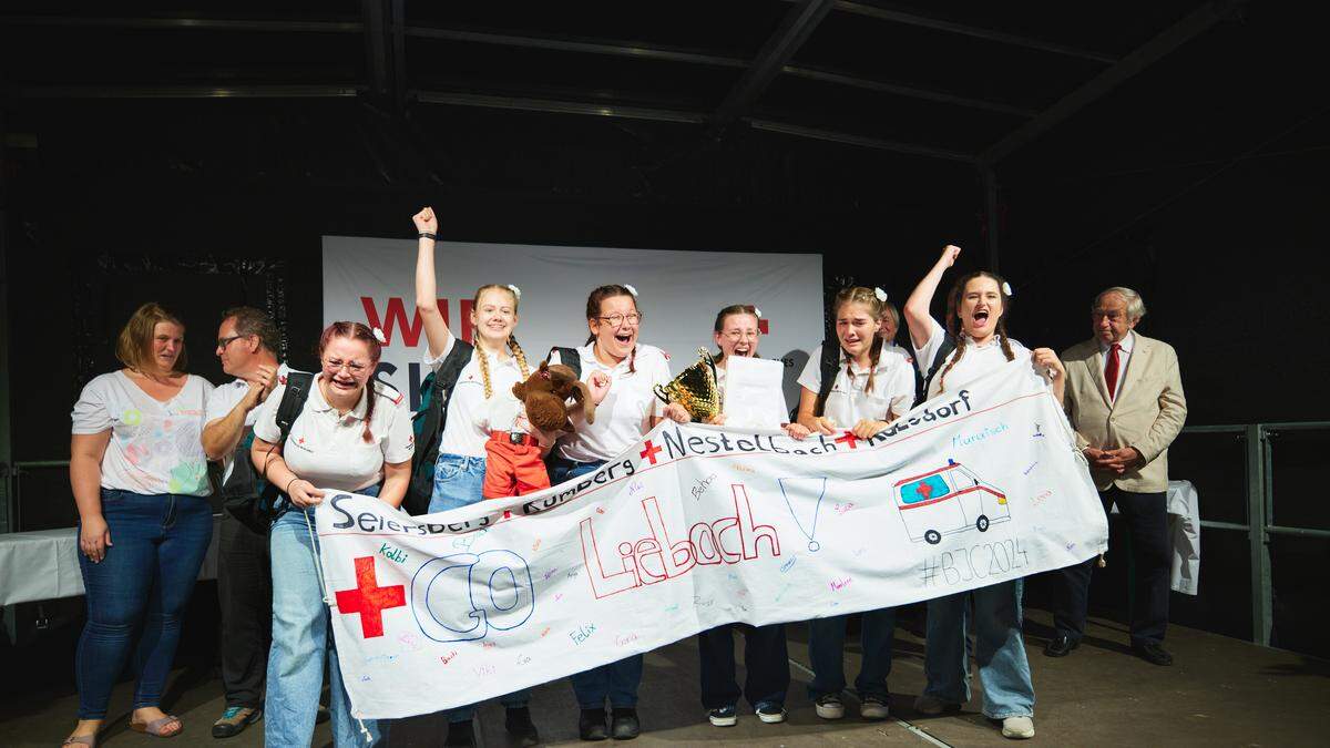 Ehrliche Freude: Das siegreiche Team aus Lieboch