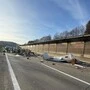 Trümmerteile auf der A2 zwischen Laßnitzhöhe und Gleisdorf