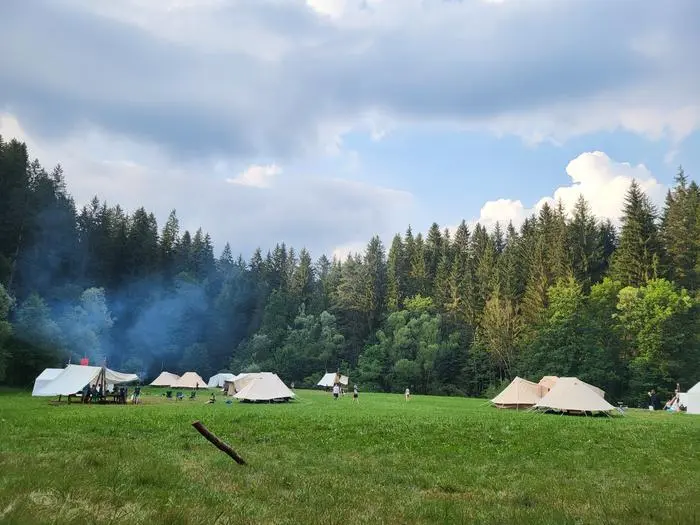 So sah das Lager davor aus