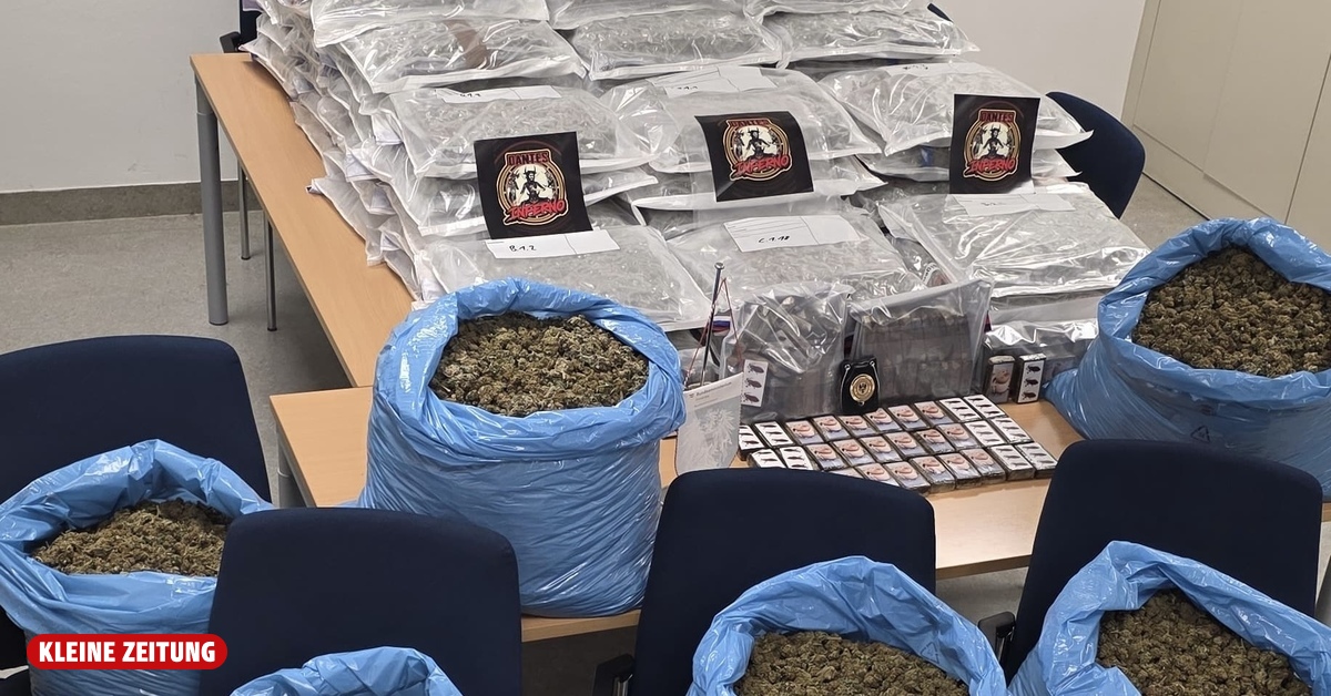 259 kilograms of drugs seized in “Operation Scirocco.”
