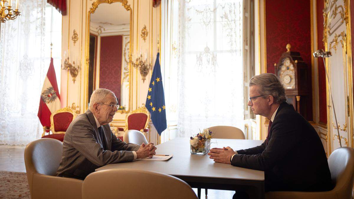 Bundespräsident Alexander Van der Bellen und Landeshauptmann Christopher Drexler (Archivbild)