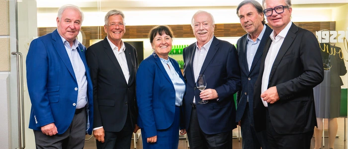 Auf Initiative des steirischen Alt-LH Hermann Schützenhöfer begrüßte Vize-LH Manuela Khom die Ex-Landeschefs Peter Kaiser, Michael Häupl, Franz Voves und Christopher Drexler in der Südoststeiermark.