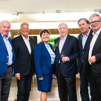 Auf Initiative des steirischen Alt-LH Hermann Schützenhöfer begrüßte Vize-LH Manuela Khom die Ex-Landeschefs Peter Kaiser, Michael Häupl, Franz Voves und Christopher Drexler in der Südoststeiermark.