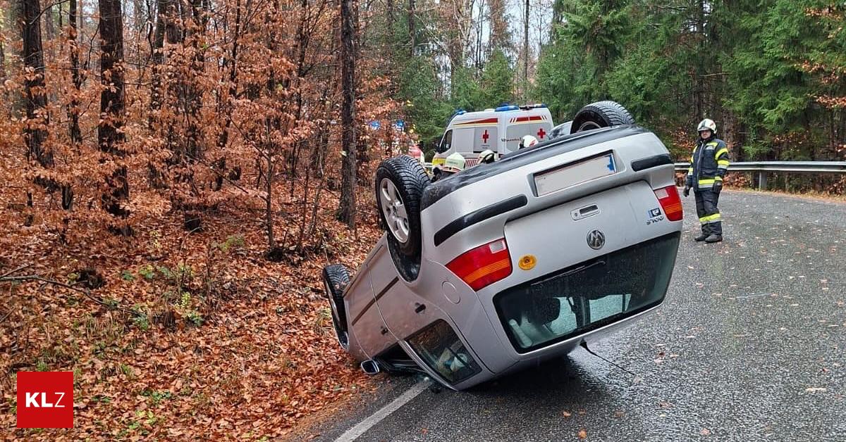 Lenkerin-20-verletzt-Auto-berschlug-sich-auf-regennasser-Fahrbahn