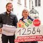 Alexander Melinz und Claudia Klimt-Weithaler übergaben die Unterschriften
