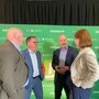 Mark Perz (Holding Graz Linien), ÖBB-Regionalmanager Peter Wallis, Westbahn-Chef Thomas Posch und GKB-Geschäftsführerin Barbara Kleinert am 4. Tag der steirischen Öffis