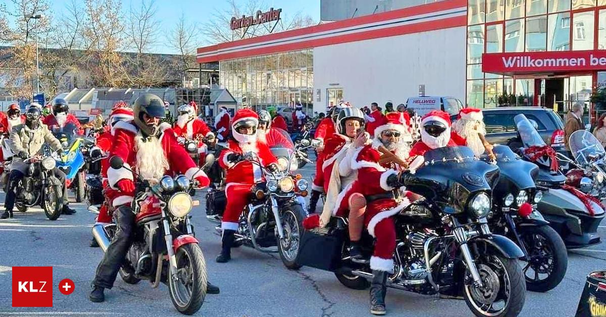 spenden-weihnachtsm-nner-auf-zwei-r-dern-bringen-geschenke