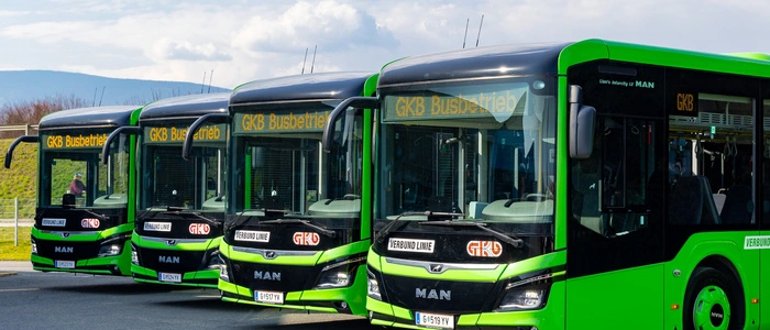 37 neue Busse sollen auf den GKB-Strecken mehr Komfort bieten und zugleich die Emissionen senken.