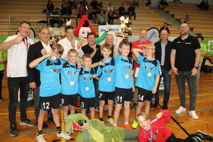 In spannenden Finalspielen konnte sich ein Team der VS Kumberg den ersten Platz sichern