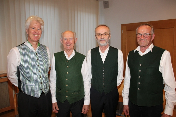 Musikalisch umrahmt wurde die Vernissage vom Quartett des MGV Hitzendorf mit schwungvollen Melodien.

