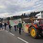Landwirt Josef Archan führte die Demonstration gegen den geplanten Neubau einer Umfahrungsstraße in der Weststeiermark an
