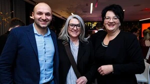 Jörg Reinprecht-Galler, Josefine Vötsch (nominiert in der Kategorie Ehrenamt und soziales Gewissen) und Landtagsabgeordnete und Bürgermeisterin Klaudia Stroißnig