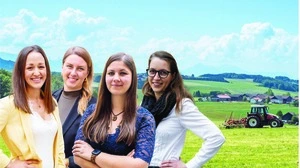 Nach der Uni zurück aufs Land: Jenifer, Martina, Elisabeth und Beate (v.l.)