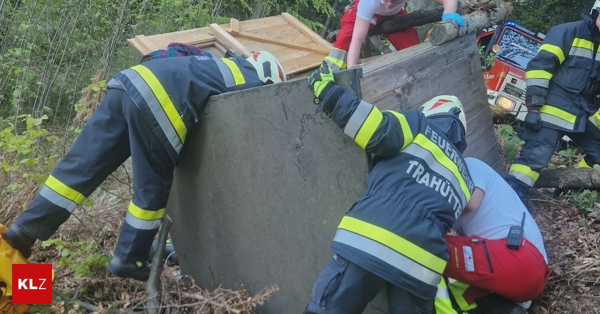 Deutschlandsberg-Zwei-Verletzte-Hochsitz-in-Trah-tten-st-rzte-um