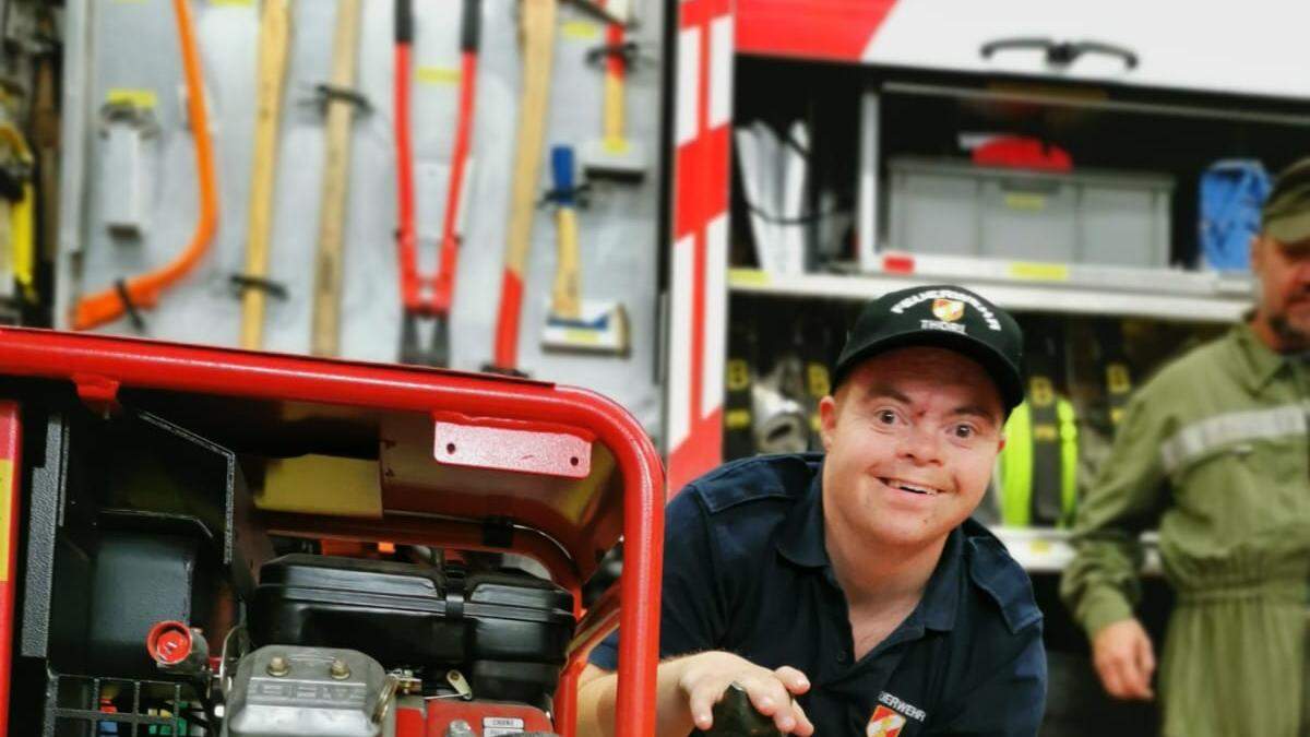 Patrik Wöls ist stolzes Mitglied bei der Feuerwehr Thörl