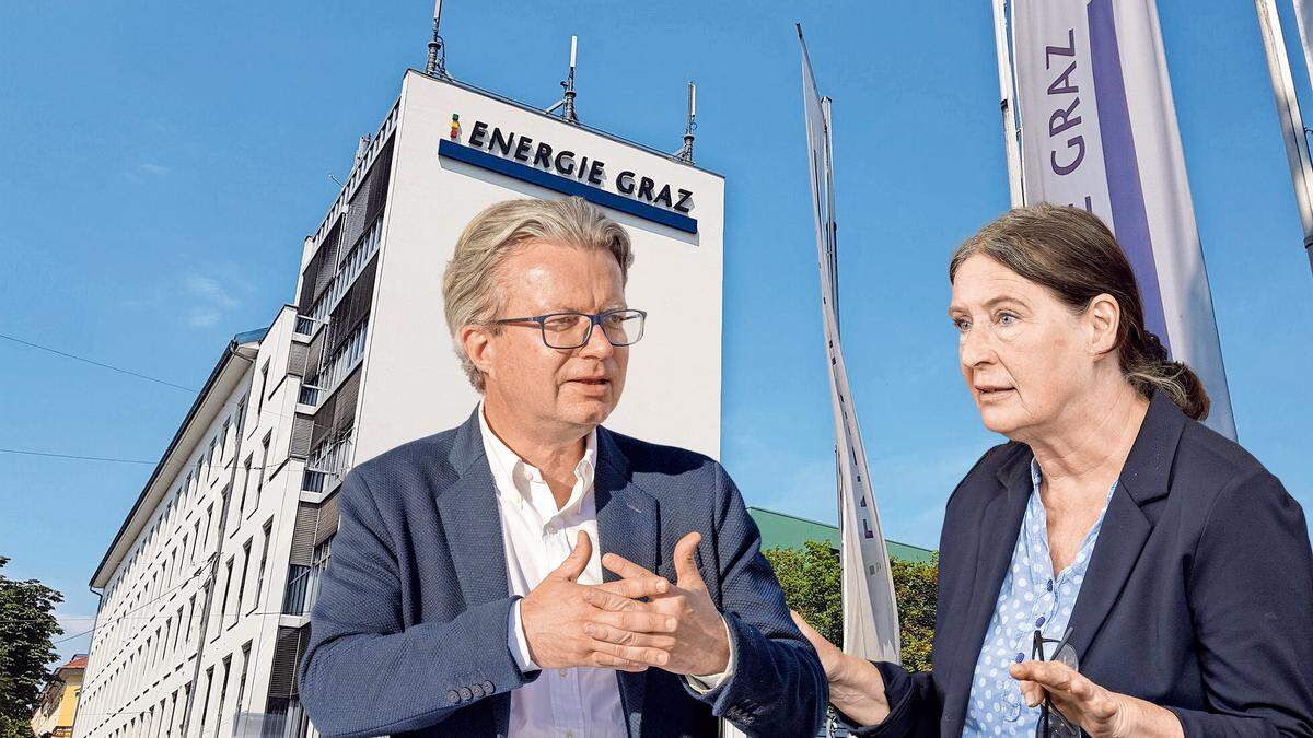 LH Drexler möchte Energie Steiermark und Energie Graz „zusammenführen“, Bürgermeisterin Kahr begrüßt Gespräche, aber schließt Verkauf aus. 