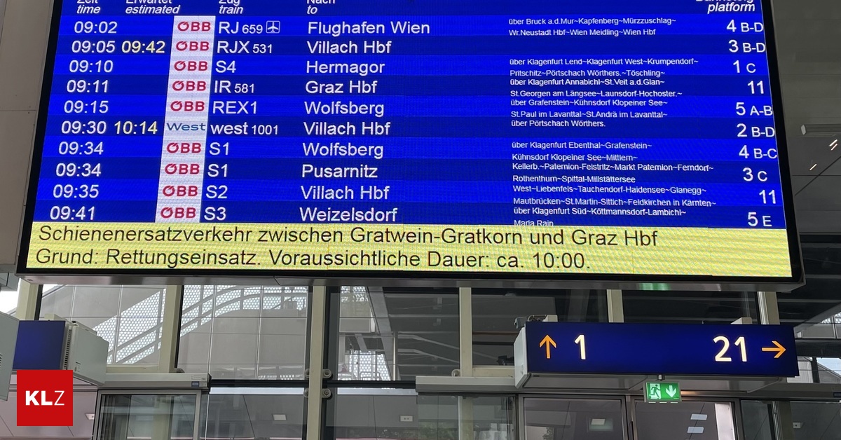 Austrian Federal Railways (ÖBB): Koralm Railway suspended due to rescue ...