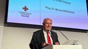Siegfried Schrittwieser vor seiner Kür zum neuen Rotkreuz-Präsident