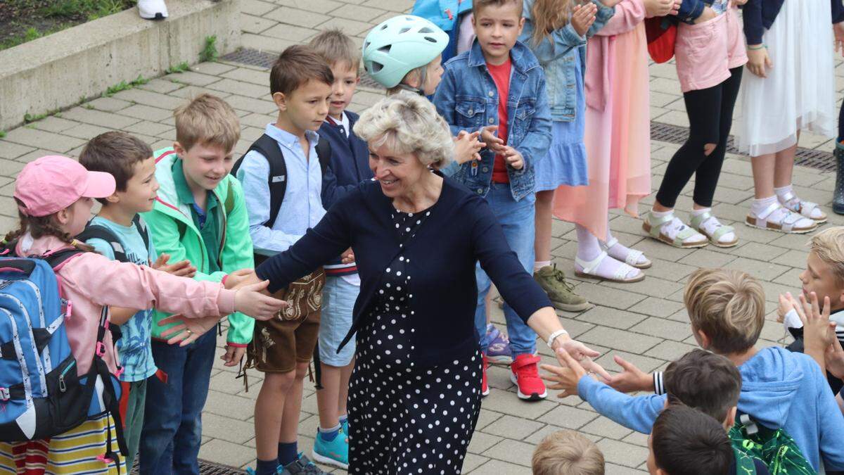 Maria Wacker war 23 Jahre lang Direktorin der Volksschule St. Peter, jetzt geht sie in Pension