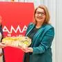 Julia Göschelbauer und Christina Mutenthaler-Sipek präsentierten die Lebensmittel-Außenhandelsbilanz in Berlin