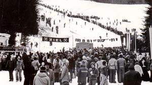 Der erste FIS-Slalom am 2. 1. 1975 auf der Lammeralm bei Langenwang 
