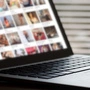 Bildschirm eines Notebooks