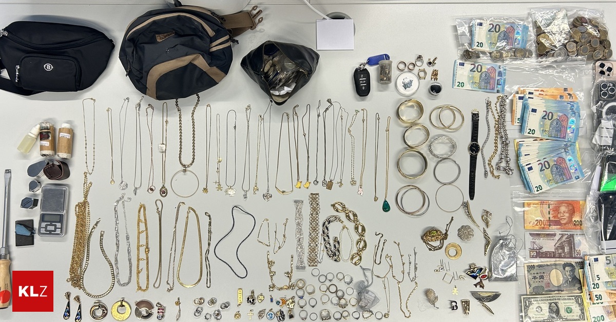 Bande-zerschlagen-Chilenische-Profi-Einbrecher-posierten-mit-Goldschmuck-ihrer-Opfer