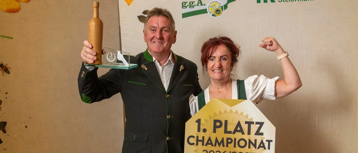 Hubert Ottenbacher und Elke Lachowitz sind die Kürbiskernöl-Champions 2026/27